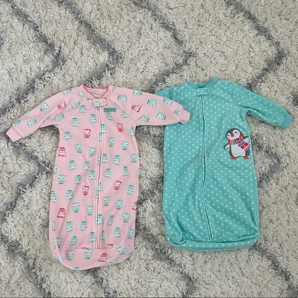 0-9 month Carters sleepsacks